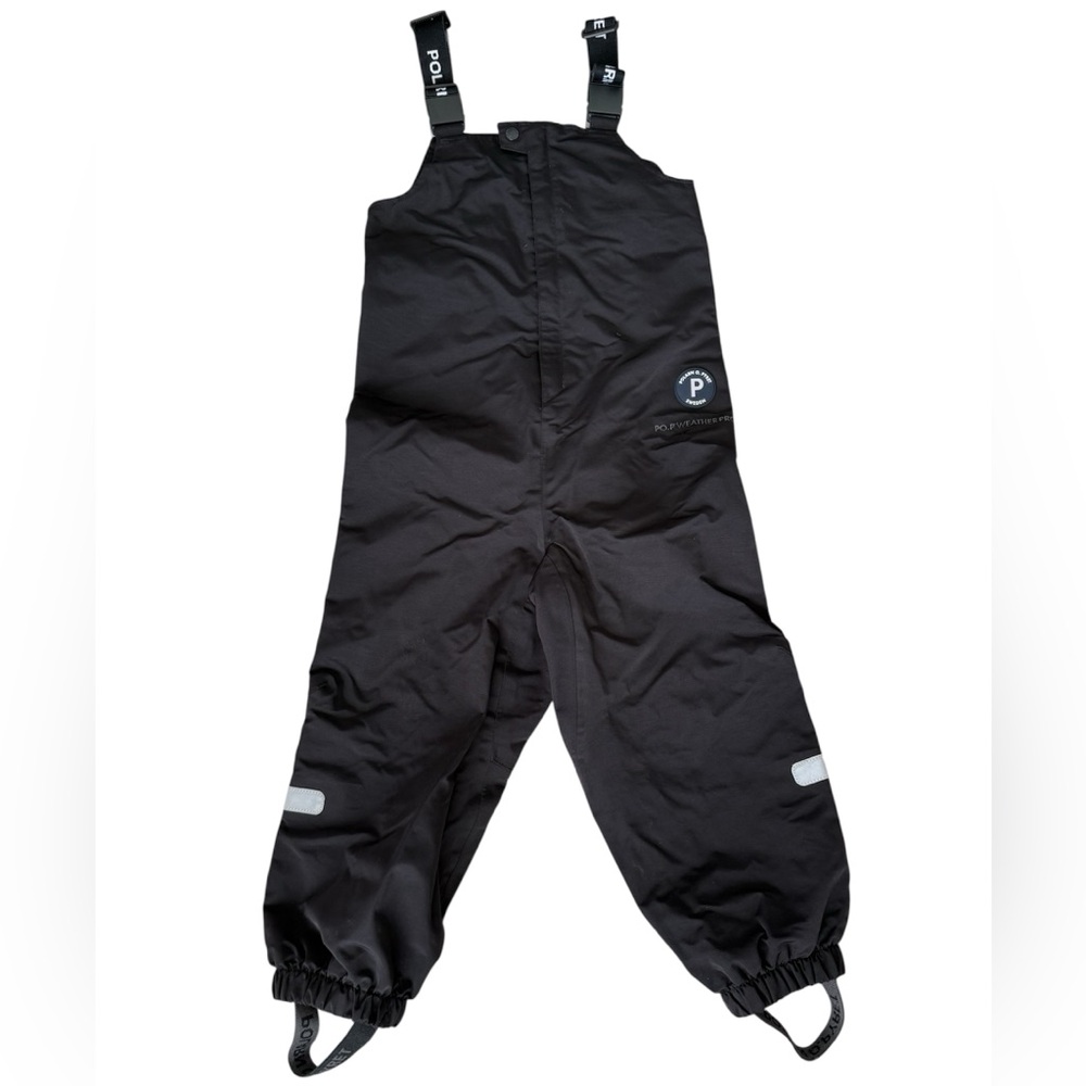 Polarn O. Pyret Waterproof Eco Bib Pants 4-5Y (Size 110) 💧🌧
